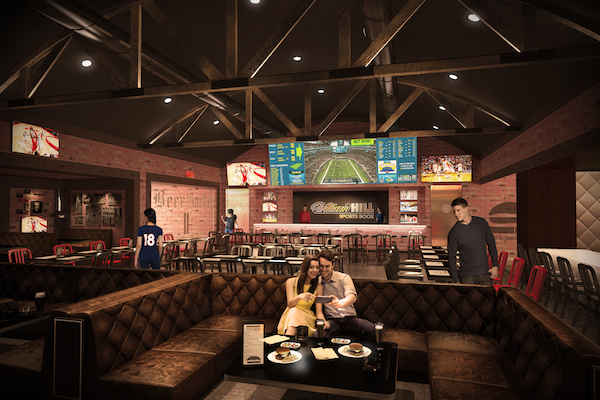 SLS Las Vegas Sportsbook Rendering