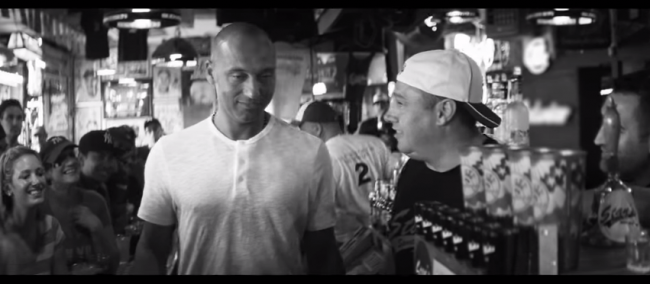 Derek Jeter Commercial at Stan's Bar In The Bronx, NY