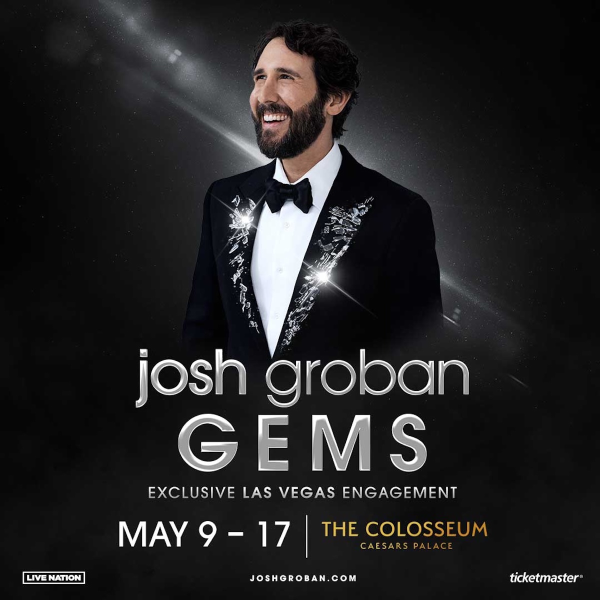 Josh Groban Caesars Palace Las Vegas